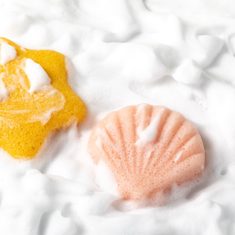 Body Cleaning Konjac Sponge Eco Friendly Skin Exfoliating Sponge